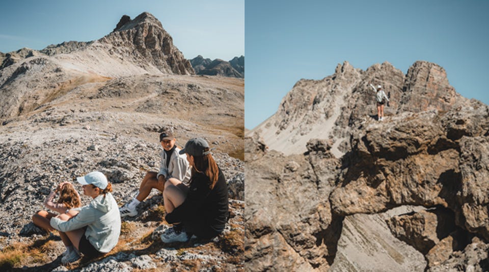 Collage: Hochalpines Landschaft Collage: Hochalpines Landschaft