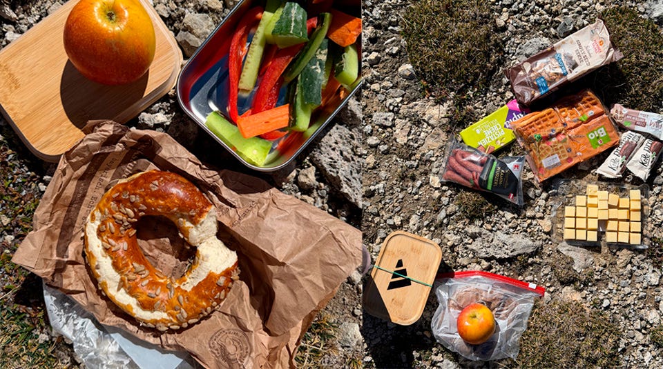 Collage: Snacks beim eoto Nowhere Community Event 2026 Collage: Snacks beim eoto Nowhere Community Event 2026