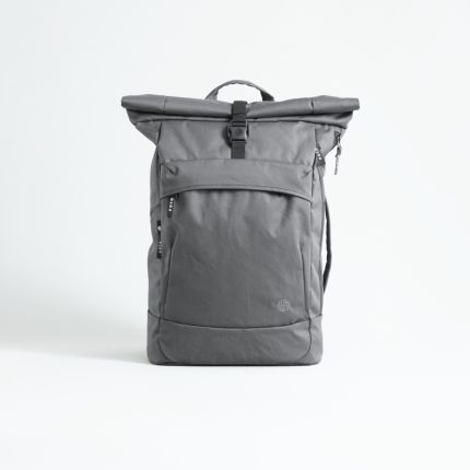 Rucksack Earth Soil:ution, grau, aus recycelter Baumwolle