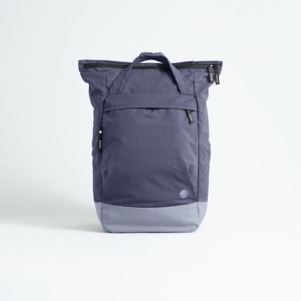 nachhaltiger eoto Rucksack Water All:Waves in lila, Frontansicht