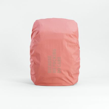nachhaltige eoto Regenhülle, rosa, für Rucksäcke mit einem Volumen zwischen 18 l und 30 l
